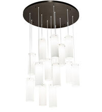 2nd Avenue Designs White 214836 - 48" Wide Cilindro 12 Light Cascading Pendant