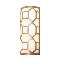 2nd Avenue Designs White 244130 - 8" Wide Cilindro Mosaic Wall Sconce