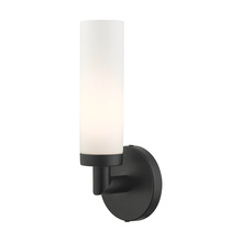 Livex Lighting 10103-04 - 1 Lt Black ADA Single Sconce