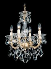 Schonbek 1870 5344-26 - La Scala 4 Light 120V Chandelier in French Gold with Heritage Handcut Crystal