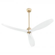 Cyan Designs 11979 - Bora Bora Ceiling Fan | Aged Brass | Studio White