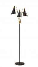 Adesso 3249-01 - Nadine 3-Arm Floor Lamp