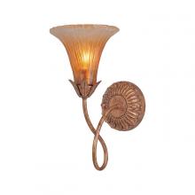 Crystorama 5671-GL - European Classic 1 Light Gold Sconce