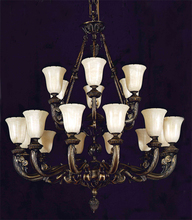 Crystorama 888-36-BZ - 18 Light Bronze Chandelier