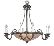 Crystorama 9008-PW - Crystorama 13 Light Pewter Chandelier