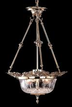 Crystorama 901-OB - Crystorama 3 Light European Cast Brass Chandelier