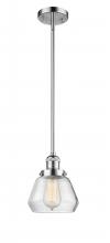 Innovations Lighting 201S-PC-G172-LED - Fulton - 1 Light - 7 inch - Polished Chrome - Stem Hung - Mini Pendant