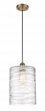 Innovations Lighting 516-1P-BB-G1113-L - Cobbleskill - 1 Light - 9 inch - Brushed Brass - Cord hung - Mini Pendant