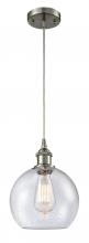 Innovations Lighting 516-1P-SN-G124-8 - Athens - 1 Light - 8 inch - Brushed Satin Nickel - Cord hung - Mini Pendant