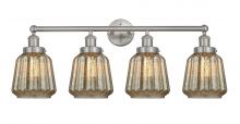  616-4W-SN-G146 - Chatham - 4 Light - 34 inch - Brushed Satin Nickel - Bath Vanity Light