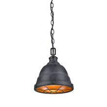 Golden 7312-S BP - Bartlett Small Pendant in Black Patina