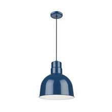 Millennium RDBC10-NB - R Series 1-Light Cord Hung Deep Bowl Shade Navy Blue