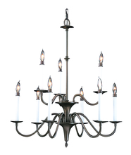 Framburg 9229 SBR - 9-Light Siena Bronze Jamestown Dining Chandelier