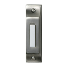 HOMEnhancements 12813 - Lighted Doorbell Button - PW