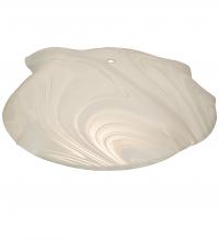 Meyda White 113946 - 16" Wide Metro Blanco Swirl Shade