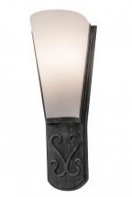 Meyda White 116405 - 6.5"W Sabia Wall Sconce