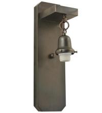 Meyda White 117286 - 5"W Craftsman Brown 1 LT Wall Sconce