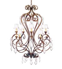 Meyda White 118198 - 42" Wide Josephine 10 Light Chandelier