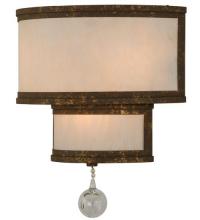 Meyda White 120151 - 16"W Zayne Wall Sconce