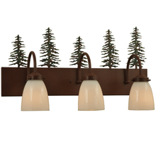 Meyda White 135960 - 24" Wide Tall Pines 3 Light Vanity Light