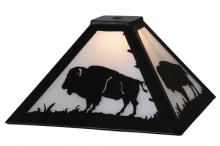 Meyda White 144469 - 12"Sq Buffalo Shade