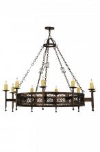 Meyda White 146062 - 60"W Toscano 10 LT Chandelier