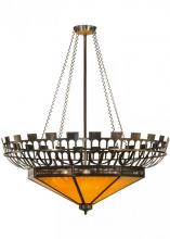 Meyda White 149112 - 55"W Davis Street Inverted Pendant