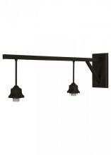 Meyda White 150904 - 5"W X 11.5"H X 37.5"D Oil Rubbed Bronze 2 LT Island Wall Sconce Hardware