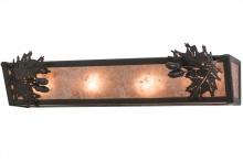 Meyda White 156119 - 24"W Oak Leaf & Acorn Vanity Light