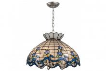 Meyda White 165806 - 20"W Roseborder Pendant