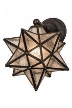 Meyda White 180419 - 10"W Moravian Star Wall Sconce