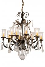 Meyda White 188392 - 36"W French Elegance 12 LT Chandelier