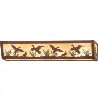 Meyda White 201030 - 24" Wide Ducks in Flight Vanity Light