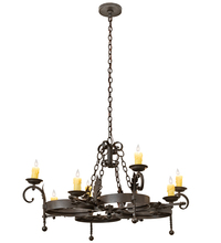 Meyda White 204195 - 42" Wide Andorra 8 Light Chandelier