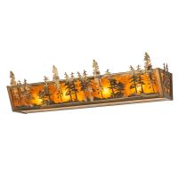 Meyda White 219385 - 30" Wide Tall Pines Vanity Light