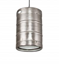 Meyda White 219962 - 16" Wide Keg Pendant