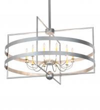 Meyda White 225508 - 48" Wide Aldari 12 Light Chandelier