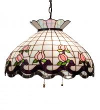 Meyda White 232764 - 20" Wide Roseborder Pendant