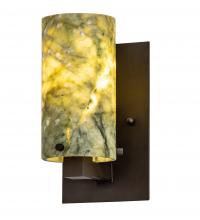 Meyda White 243528 - 4.5" Wide Cilindro Jadestone Wall Sconce