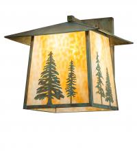 Meyda White 247827 - 18" Wide Stillwater Tall Pines Wall Sconce