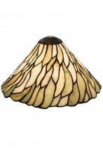 Meyda White 74023 - 12" Wide Willow Jadestone Shade